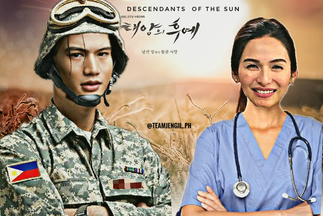 teamjengil_ph's tweet photo. Oh Descendants of the Sun 😄

Jennylyn Mercado as Maxine
Gil Cuerva as Lucas

@MercadoJen @gilcuerva 
#JenGilForDOTS https://t.co/8GLjp4WOZN