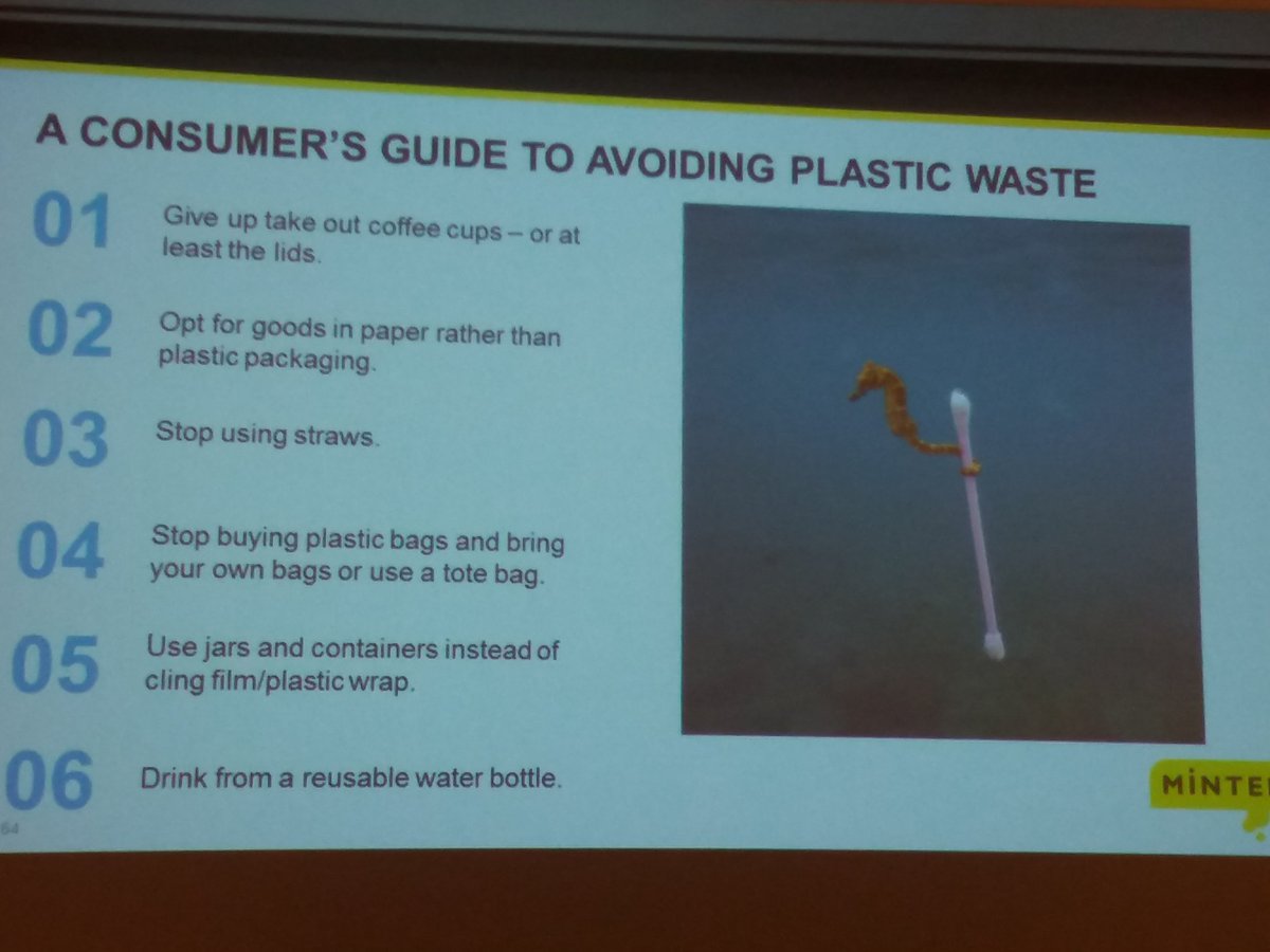 MiiIreland's tweet photo. Here's what we as consumers can do to reduce plastic pollution #miimintel https://t.co/nmzRfgaE2O