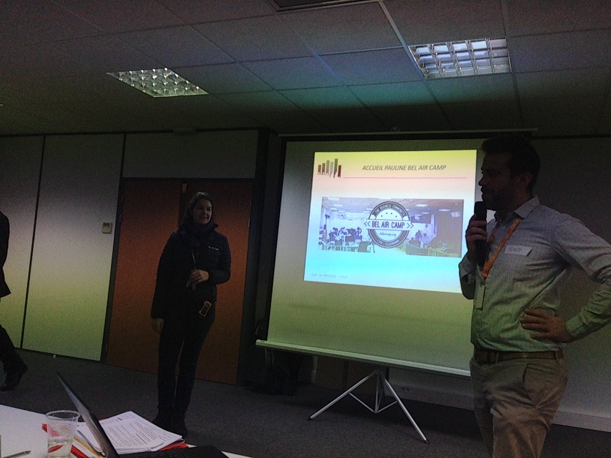 Sebastien_GUER's tweet photo. Lancement du séminaire #coopinprogress @Elycoop_cae au @_BelAirCamp_ "Le pouvoir de bâtir ensemble" #CAE #ESS https://t.co/X6MThVdS39