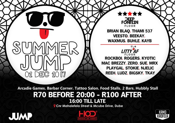Ludz_SA's tweet photo. Just 2 days left... Uyeza?
#SummerJump
#Jump17 😜🌴💦☀💃🎶 https://t.co/puEkuBLSl7