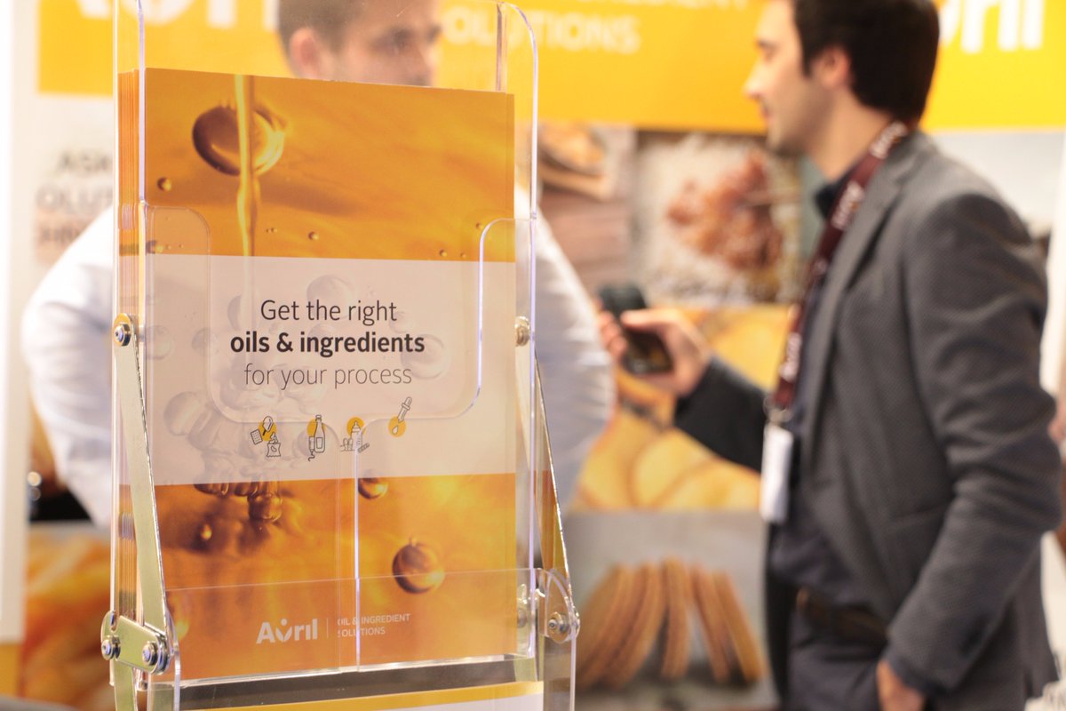 Avril's tweet photo. Vegetable Oils, Egg Products, Essential Ingredients and Food Emulsifiers: Find #AvrilGroup food ingredients on the stands of Avril Oil & Ingredient Solutions, #Novastell, #Oleon and #Ovoteam at #FoodIngredients #FiEurope17 @Fi_Global https://t.co/EjugcqZOzt