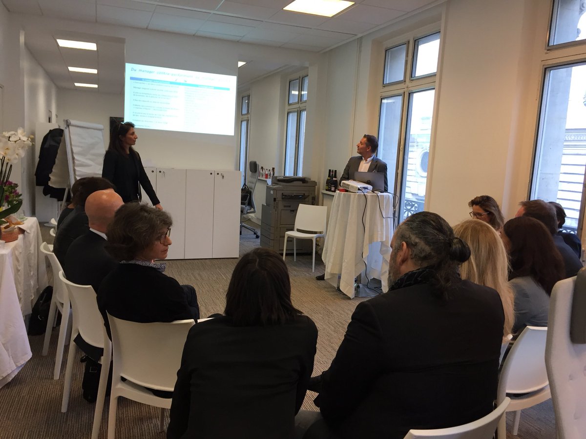 ALMASASSO1's tweet photo. Chez @ALMASASSO1 retour d expérience de ces changements  selon la culture des entreprises #managementpositif @Galeries_Laf @ManutanFrance https://t.co/mIw14zmLa7