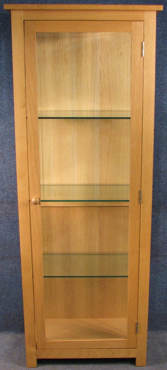 Airport Antiques On Twitter Modern Oak Tall Narrow Display