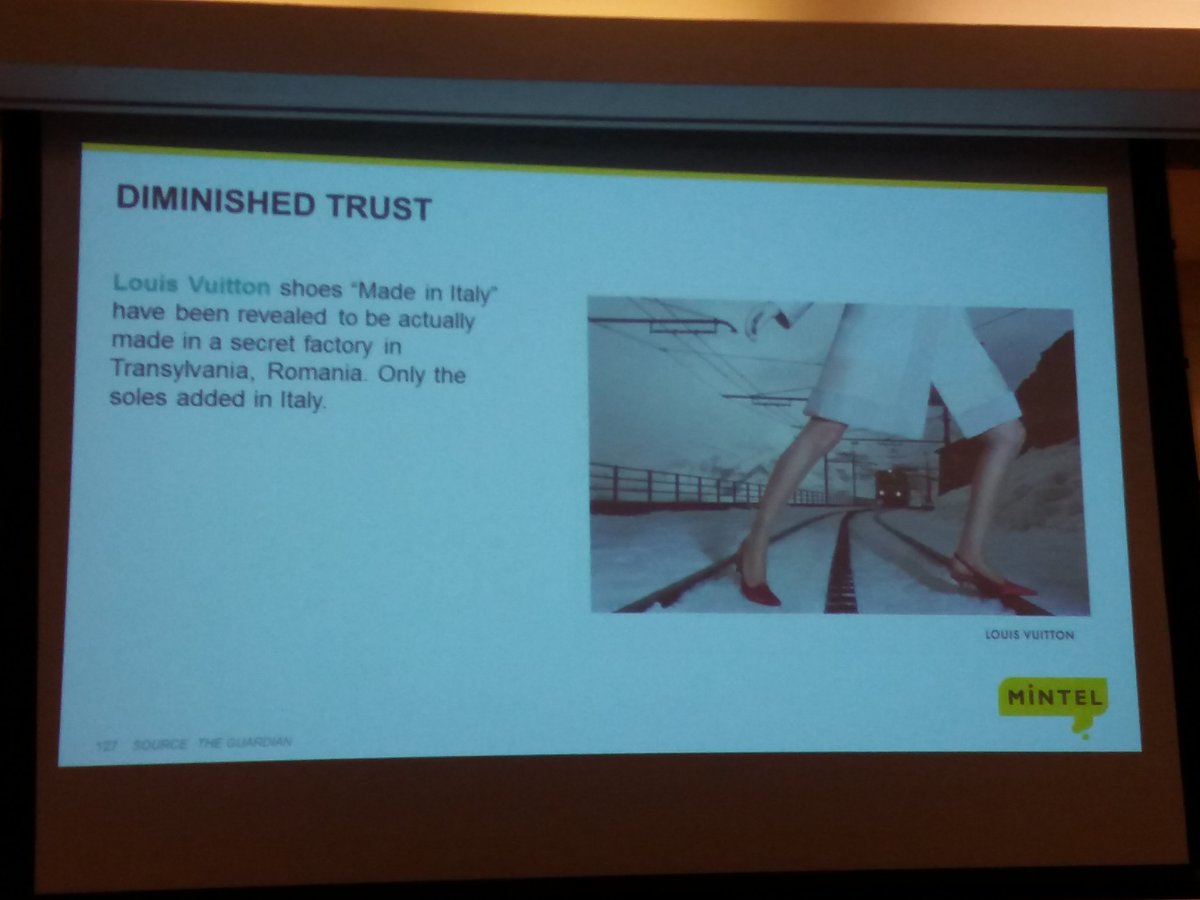 MiiIreland's tweet photo. Trend #3: consumers are looking for accountability and transparency, and trust is diminishing #miimintel https://t.co/hK8XpIXFhG
