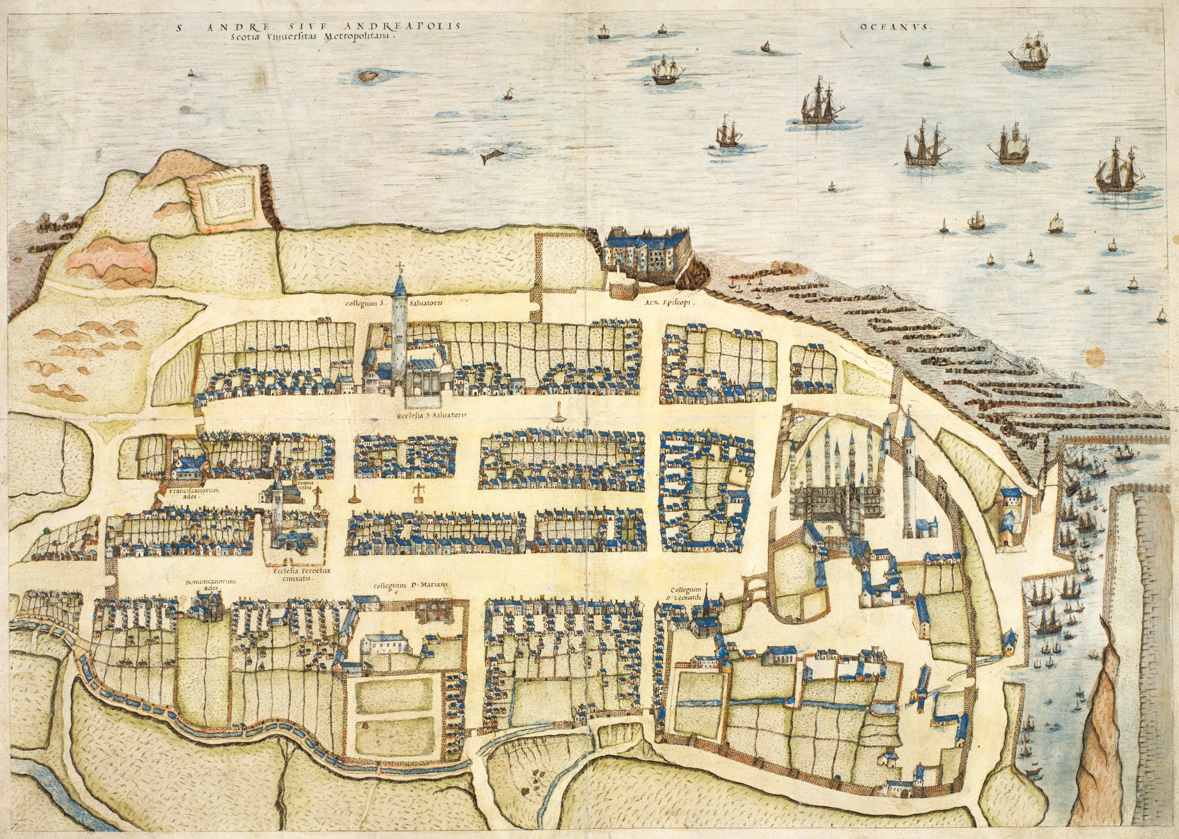 St Andrews Uni Map National Library Of Scotland On Twitter: "On #Standrewsday Here's A 1580 Map  Of... St Andrews! Zoom In To All The Wee Details > Https://T.co/E5C0Fivdjh  (Via @Natlibscotmaps) Https://T.co/Uozpohb5Jl" / Twitter