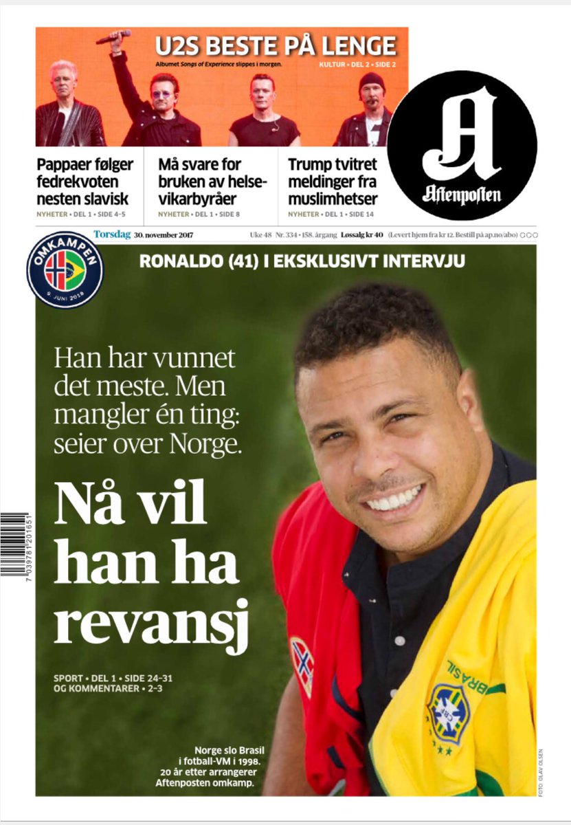 kjetilba's tweet photo. Aftenposten hjelper deg. I dag: 12 sider om hvordan DU kan kjøpe billett til fotballkamp. https://t.co/VdvZ0AoDXp
