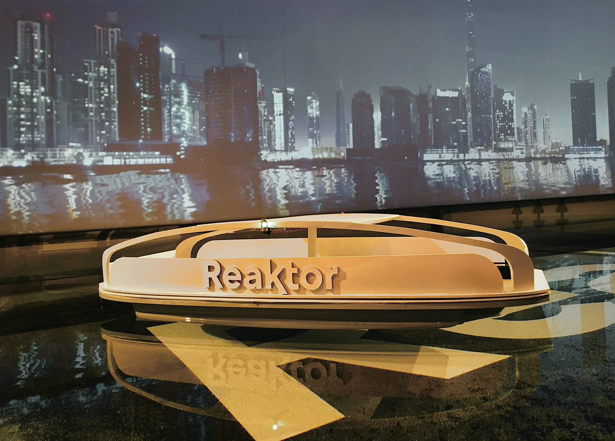 ReaktorNow's tweet photo. Slushy #slush2017 everyone ❄️ come take a look at what autonomous transport could look like  in maritime cities – our demo is right next to the Founder stage. Quick, before the tank freezes over! https://t.co/J8249kPgg1
