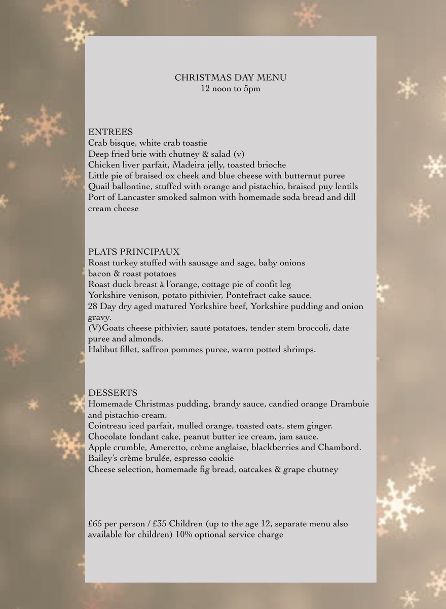 LaCachetteRest's tweet photo. December is nearly here. #christmas #dining #elland https://t.co/otmvv3JNRB