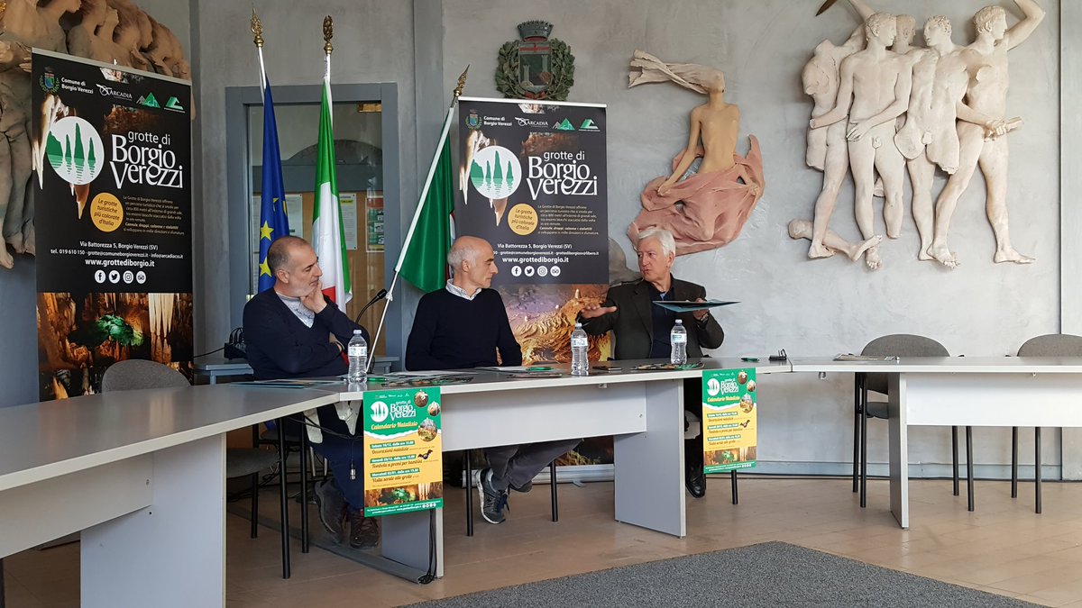 GrotteBorgio's tweet photo. In corso la conferenza stampa per la presentazione della gestione @arcadiacoopsoc delle #grotteborgio 
Martedì 5 dicembre la #riapertura @arcadiacss @Alex81Abarth https://t.co/CSs48l3QOe