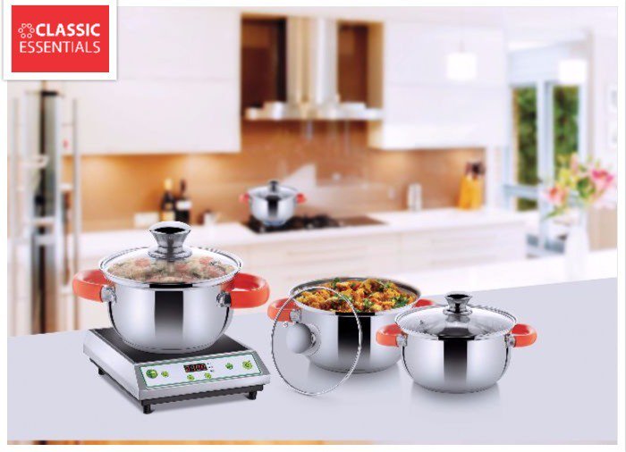 clasicessential's tweet photo. Create stylish kitchen with stylish range of Stainless steel Cookwares by brand classic essentials
Explore more : https://t.co/RL51Xbgx8K
Reach us @7290016943 or share your detail our product experts will call you.
#ClassicEssentials #StylishHomeware #StainlessSteel #Makeinindia https://t.co/e7Qhzv7JF0