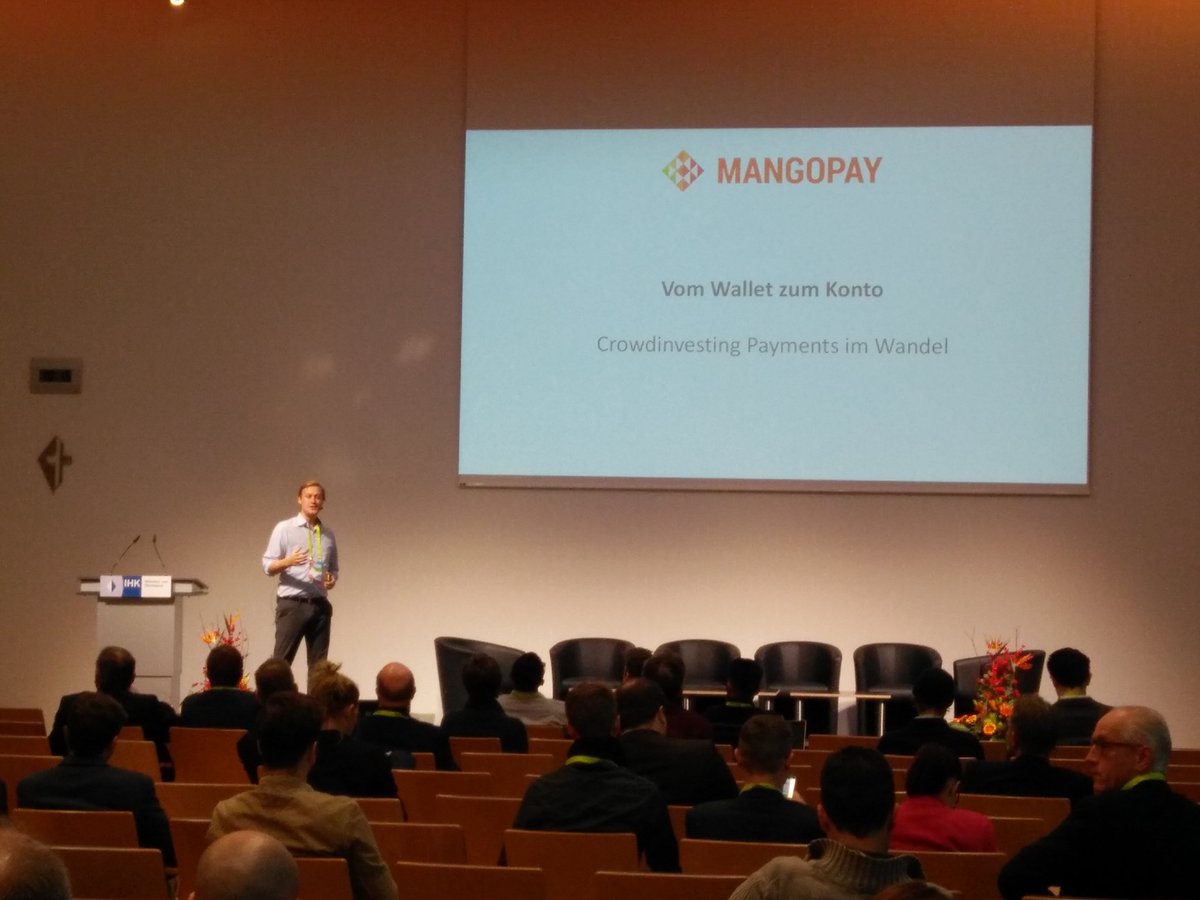 mangopay's tweet image. At #crowddialog ? Come and have a look at @svetter86 our DACH country manager, explaining #crowdfunding #payment @CrowdDialog