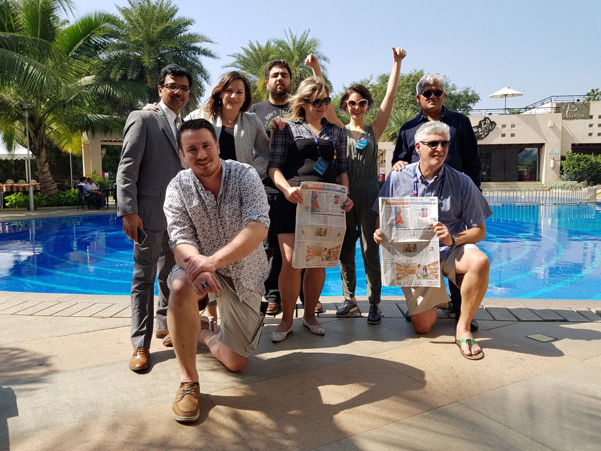 startitkbc's tweet photo. Innovator @JasnaRokegem is spreading the word in India. She is selected to join
2017 #GlobalEntrepreneurSummit and featured on the cover of the @timesofindia Business.  @GES2017  #startitboost #proud https://t.co/BShSuLeoix