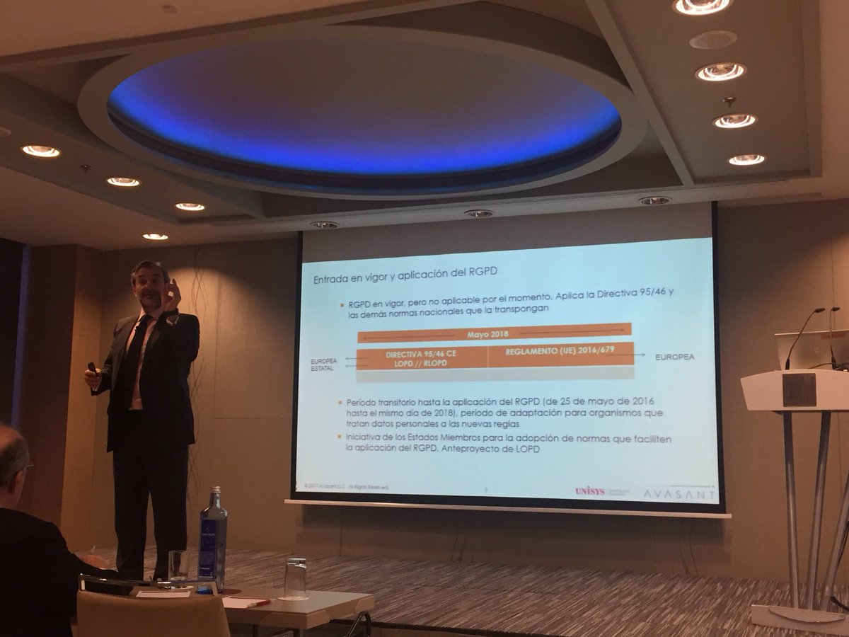 CruzEstadao's tweet photo. Turno de @OsborneClarkeES con Rafael García del Poyo, abogado experto en #GDPR. #GDPRevolution https://t.co/miYb6G7FcI