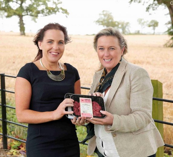 Linden9023's tweet photo. Musgrave Invests £17m In Local Own Brand Range.
(L-R) Julie Cherry, Category Manager, Musgrave is one of the 'Fresh For You' producers, Pauline Gordon from the award-winning Linden Foods from Dungannon. https://t.co/jD6FaKrBsC