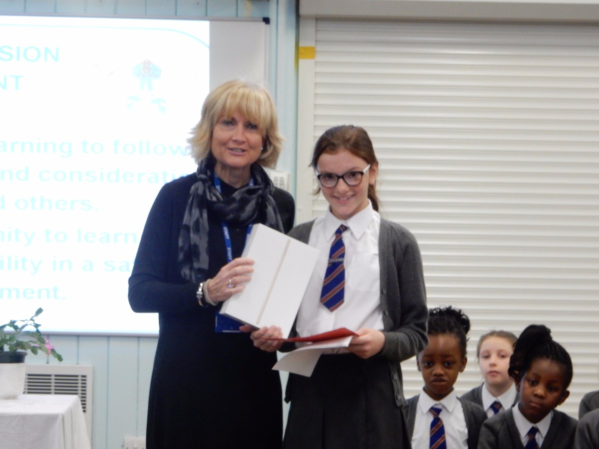 Congratulations to Maria, who won a borough poetry competition, themed around road safety. Well done Maria!