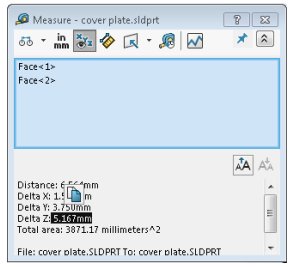 LogicalSol's tweet image. #Measure Tool Enhancements: #Quick Copy #SWLAUNCH18 @SOLIDWORKSIndia   
When you hover over a numeric value, the numeric value gets highlighted in the dialog box &amp;amp; Copy is displayed. Click to copy the value to the clipboard.