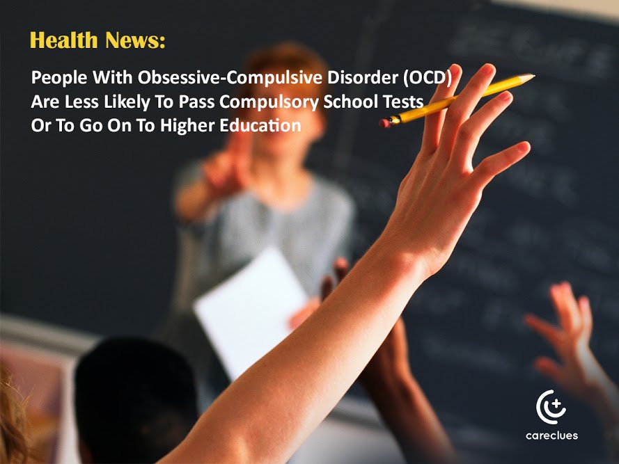 CareClues's tweet photo. #HealthNews: People With Obsessive-Compulsive Disorder ( #OCD) are Less Likely to Pass Compulsory School Tests or to Go on to Higher Education
#HealthClues #DidYouKnow https://t.co/PWxiFLi9YS