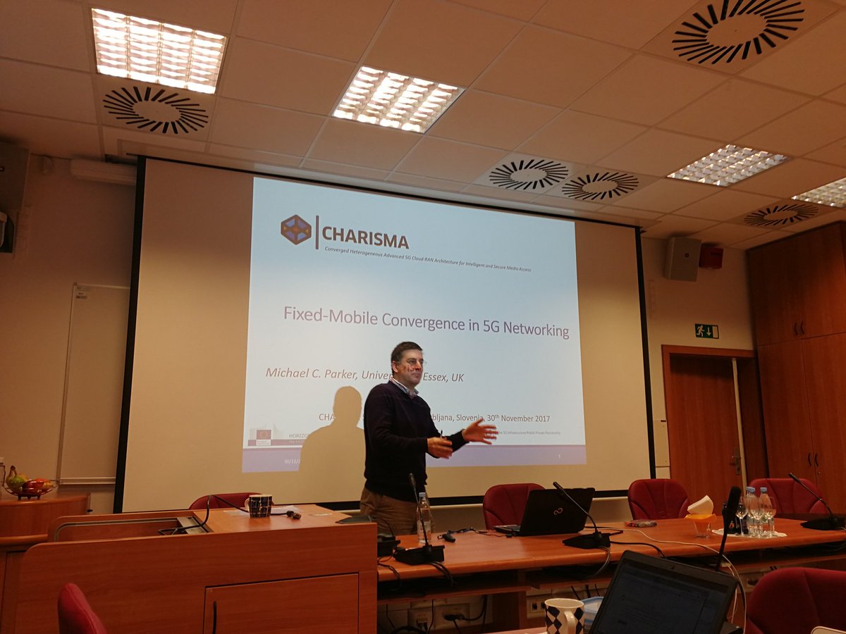 Our technical manager is presenting <a href="/charisma5G/">CHARISMA project</a> at the summer school <a href="/5GPPP/">5GPPP</a> <a href="/FELjubljana/">Fakulteta za elektrotehniko UL</a> #5G