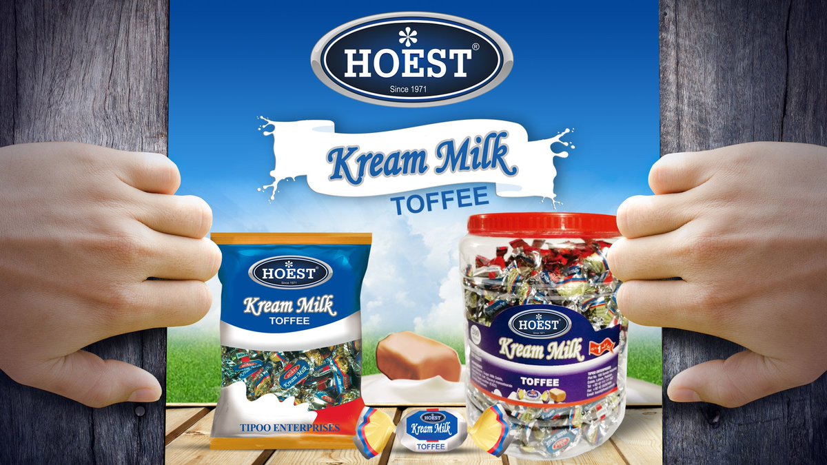 HoestOfficial's tweet photo. "There's no such thing as the perfect Toffee-----"
Yes, there is. #KareemMilk
#Hoest #Toffee https://t.co/dV84hYXDmJ