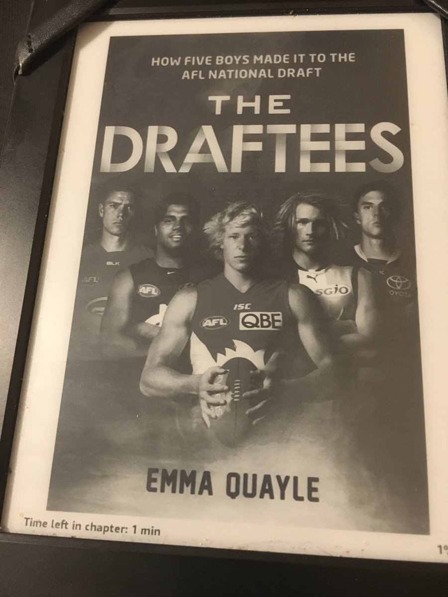 corbett_ross's tweet photo. Fascinated with the whole draft concept (NFL, NBA, AFL) for a long time. Great insight into the process for both players and clubs. A must read for anyone in talent/youth athletic development. #TheDraftees #TalentDevelopment #HiddenFactors #Resilience https://t.co/2PQoSQKPgP