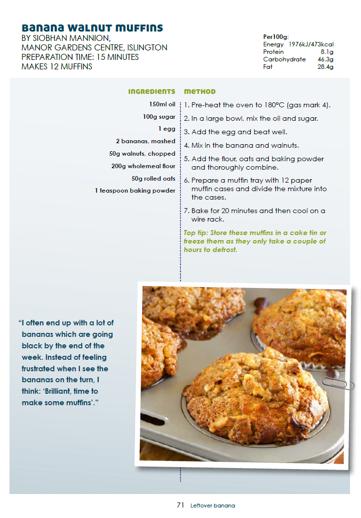connectNLWA's tweet photo. Do your #bananas need rescuing? Try the banana muffin or smoothie recipes in our free community cookbook https://t.co/vloiaB74cW https://t.co/9NDq3vi7so