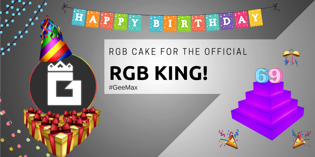 CougarGamingSA's tweet photo. When the King of RGB has a big day! We all get to celebrate. Congrats #GeeMax The only man to have seen actual RGB gains! If you Don't know who he is go have a look @za_geemax, https://t.co/hLnDUglL2I @TwitterGaming https://t.co/sDeDT5RPJA