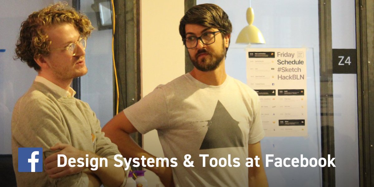 The talk by <a href="/cristocastilla/">Cristobal Castilla</a> &amp; <a href="/zacharyschiller/">Zack Schiller</a> from @facebookdesign is now live! 🎉 Enjoy an inspiring 30 minute peak into Design Systems &amp; Tools at Facebook ⚡️ #SketchHackBLN medium.com/sketch-app-sou…