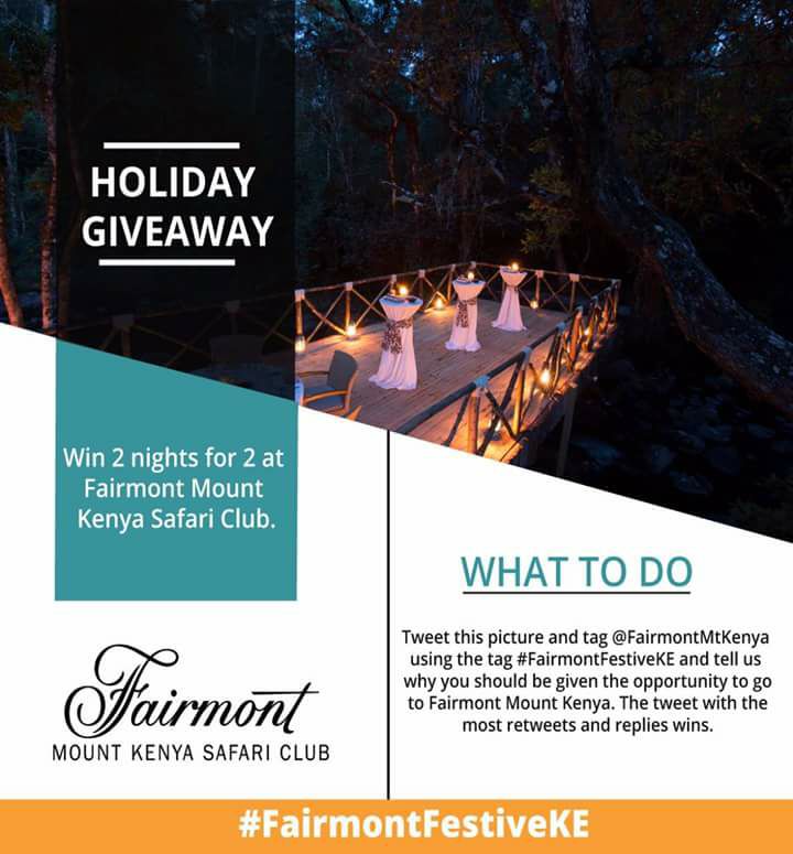 #FairmontFestiveKE The urgent need to propose to someone and close her ♥'s doors and windows