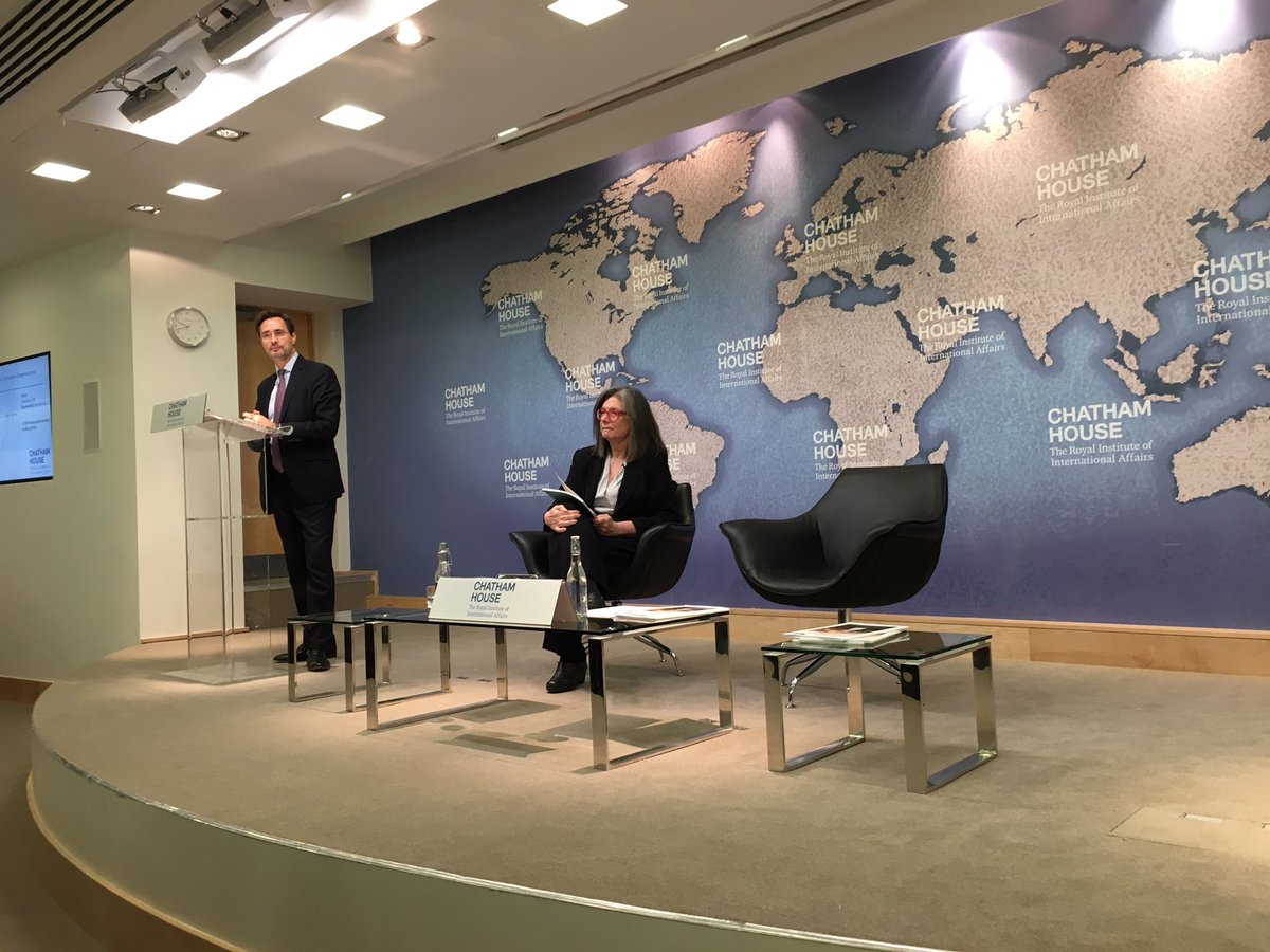 The launch! Robin Niblett and Linda Scott #ChathamJGH #GBC4WEE #CHWomensEconomy