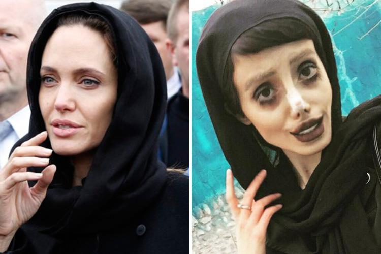TheSun's tweet photo. Woman undergoes 50 surgeries to look like her idol Angelina Jolie https://t.co/9HLltNFLAp https://t.co/atiRHQYRuP