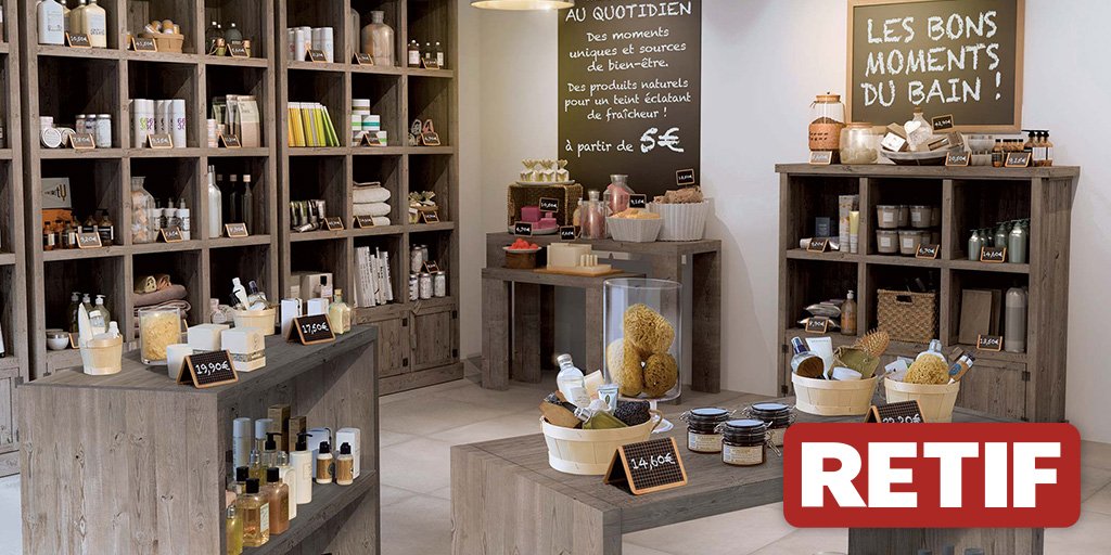 Retif_Belgie's tweet photo. Lekker zen: leisteen en signalisatie die het karakter van de #winkel versterken 💆‍ #RetifBelgië #ConceptRetif #inrichting 👉 https://t.co/5rcPjxgBe0 https://t.co/1zXUvVzwaD