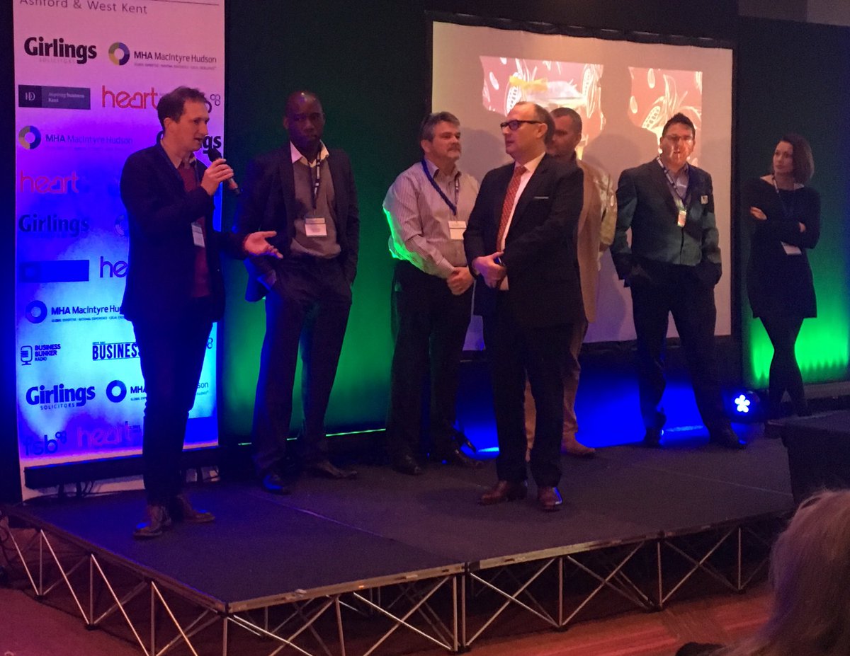 AlluxiConsults's tweet image. @NightingaleCidr Sam Nightingale up on stage with @supplymybiz @TabithaisTMA  #GrowKent telling us why Nightingale Cider is the best