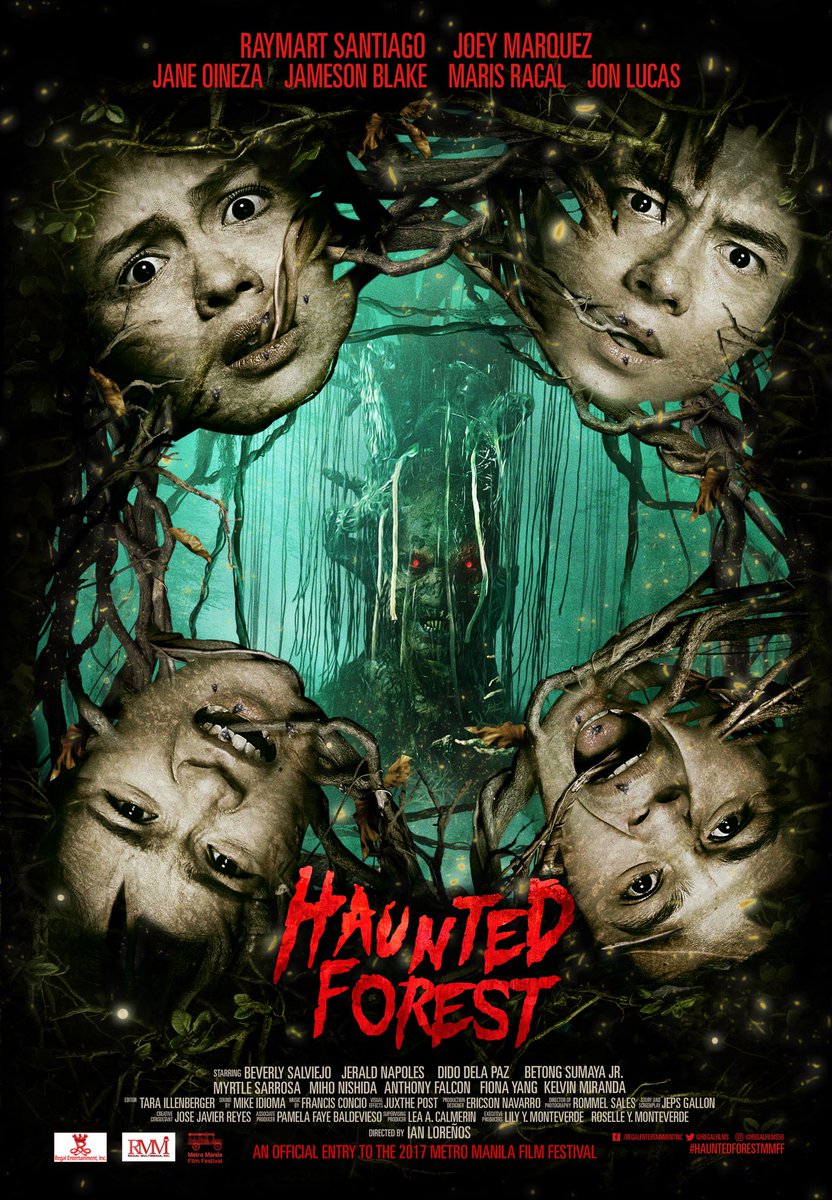 RegalFilms's tweet photo. Psssst! Psssst! Nakita mo na ba? Heto na ang official #HauntedForestMoviePoster! 

Mag-ingat ka, nandiyan na ang sitsit...

Haunted Forest, an official entry to the  #MMFF2017, showing in cinemas nationwide this December 25. https://t.co/AVRXfpDiXR