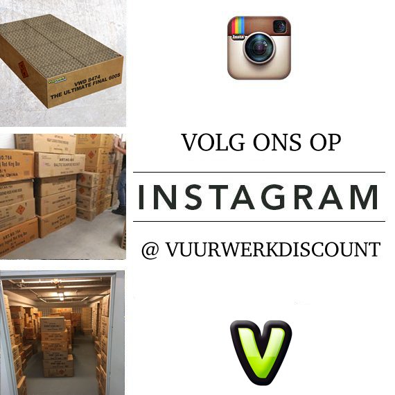 VWDiscount's tweet photo. Na 2 jaar afwezigheid zal @VWDiscount weer actief zijn op twitter. Volg ons tevens op Instagram! #vuurwerk #vuurwerkdiscount #knalhardegoedkoopste https://t.co/iU5iIM6rkF