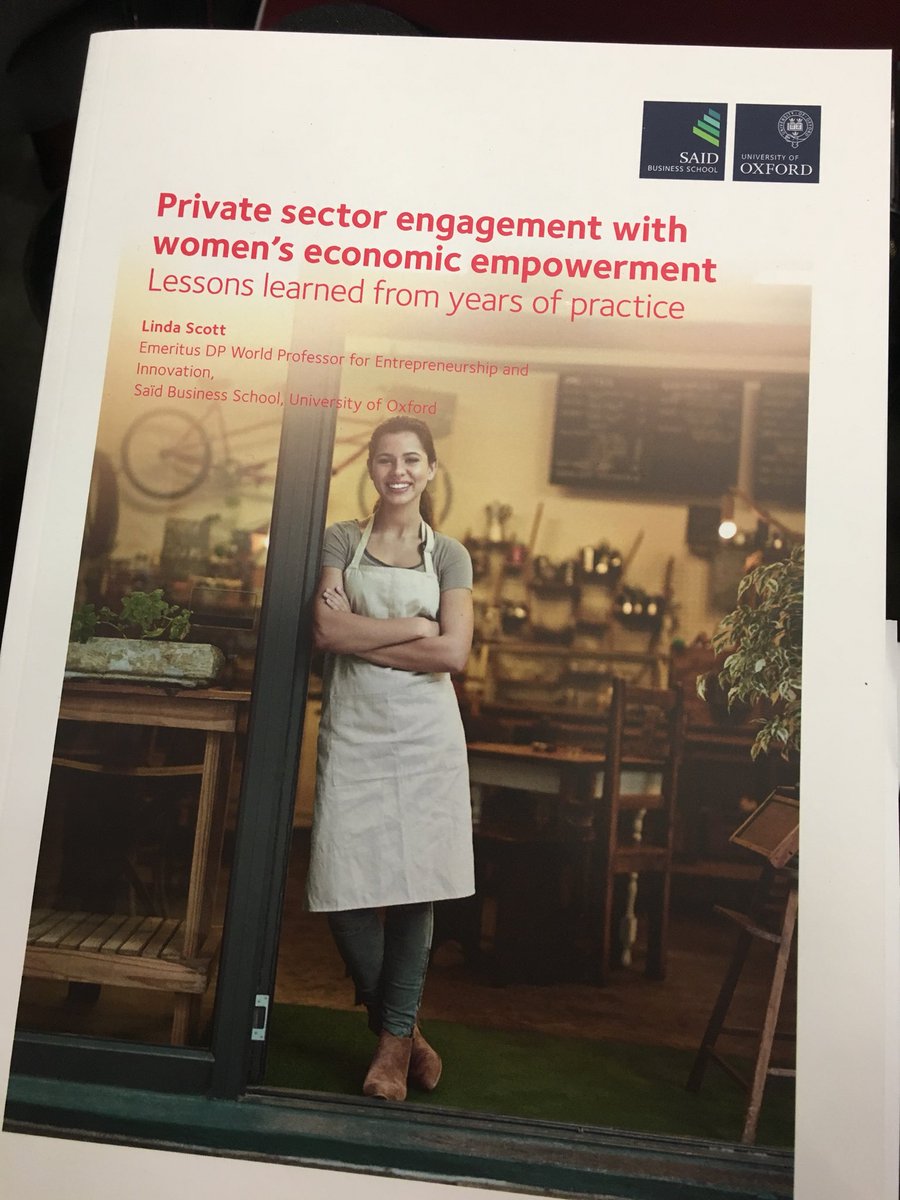 Joint voice of business: lessons from promoting women’s economic empowerment #CHWomensEconomy #GB4WEE <a href="/ProfLindaScott/">Linda Scott</a>