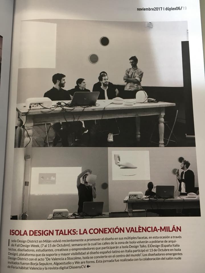 nudegeneration's tweet photo. Acaba de llegarnos el num 6 de @Revista_Duplex!  con la Jornada en Isola Design Talks: La conexión València-Milán y los nude generation 2017 elegidos por @ES_IT_Design para representar al jóven diseño emergente valenciano: @Algo Estudio, @weareforms  @Borja Sepulcre https://t.co/FoTVi0nWlF