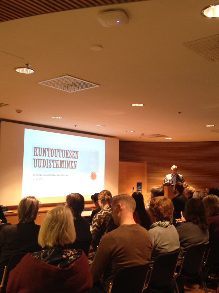 Kuntoutus uudistuu, mutta miten(?) Pikkuparkamentissa pohdittiin asiaa. <a href="/arcadauas/">Arcada University of Applied Sciences</a> #uusikuntoutus