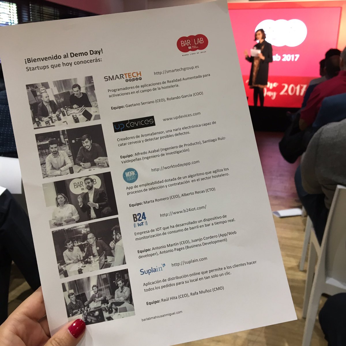 enisa's tweet image. #EstaPasando Nuestra compañera @meia30 asiste a la 2a.edición Demo Day #BarLab @MahouSanMiguel 
Buenas tardes #emprendedores!