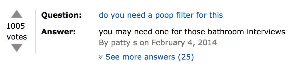 TheJulianGomez's tweet photo. get a poop filter for you mic if you're doing a podcast in the bathroom #amazonwisdom https://t.co/NUtQTBSumG