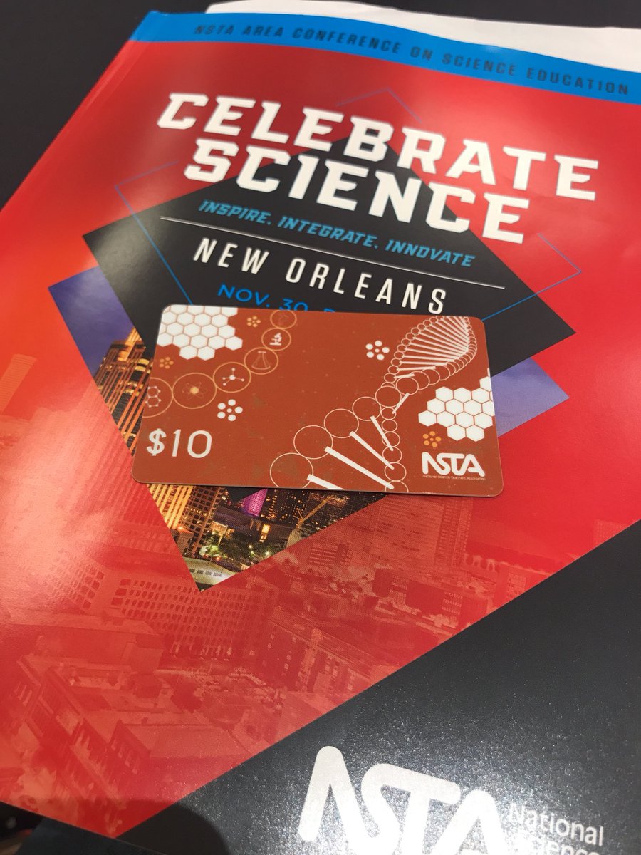 I just got lucky!!! <a href="/NSTA/">National Science Teaching Association</a> #NSTA17 <a href="/HenryMossMiddle/">Henry Moss Middle</a>