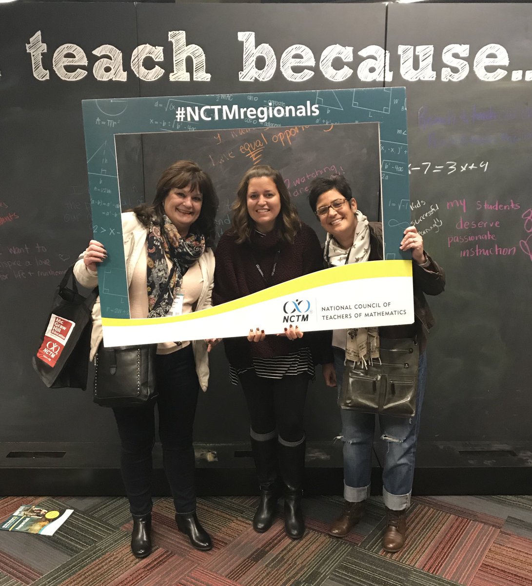 MrsGarbacz's tweet photo. Excited for a day of learning at the NCTM conference with @jhroom104 and @foertschmathjh #wdsd7 https://t.co/LKty93GwmP