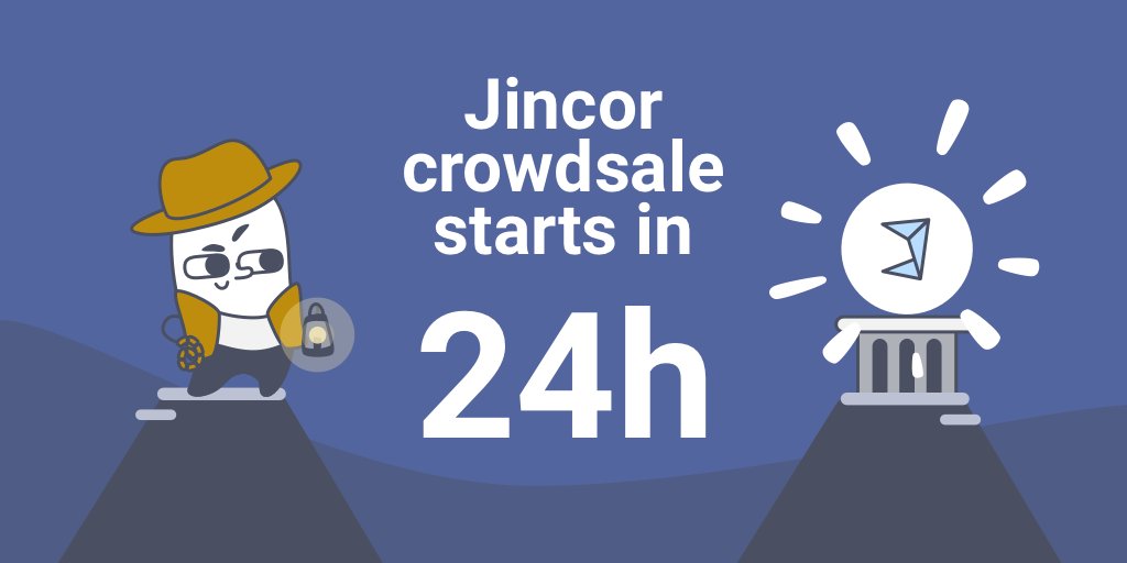 It’s high time you make some room in your crypto assets portfolio for promising JCR tokens — Jincor ICO starts tomorrow at 15:00 UTC!
Check out our step-by-step contribution video guide to be well prepared: youtu.be/3lq5IoXqo2k