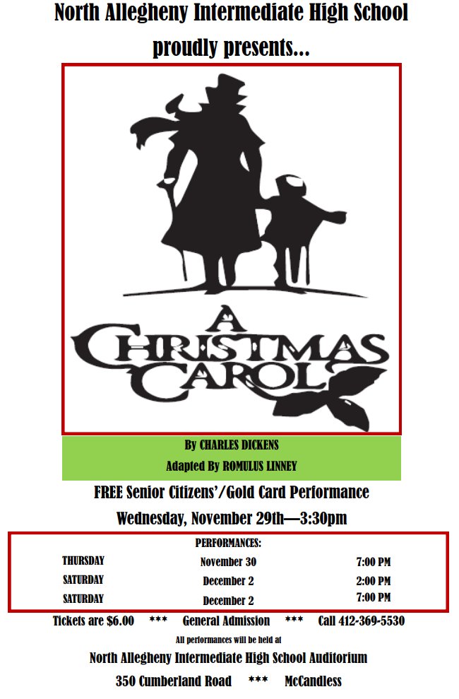 NA_Schools's tweet photo. .@NAI_Tigers' Fall Play opens TONIGHT! Don't miss a great performance that will surely get you into the holiday spirit. Tickets are $6 and available at the door. #NASDlearns https://t.co/7mdXy0w0H3