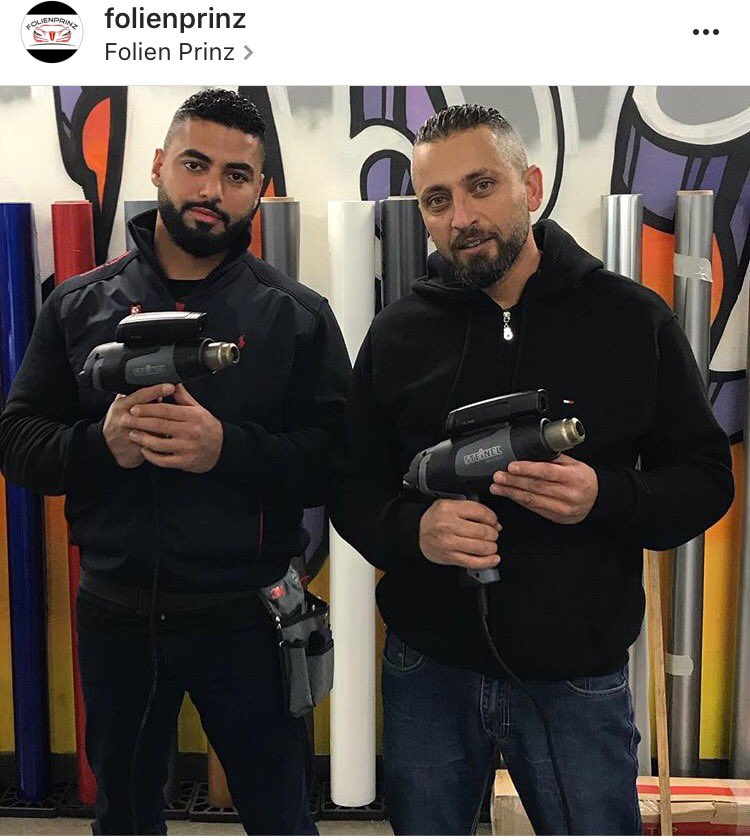 #Carwrapper- &amp; #Carwrapping-Fans aufgepasst! ☝🏼️ Wir kooperieren mit dem großartigen #Folienprinz aus Berlin. Schaut mal auf seinem Instagram-Kanal &amp; seiner heutigen #InstagramStory vorbei: instagram.com/folienprinz/ #Heißluftfön #Carwrapping #HG2120E