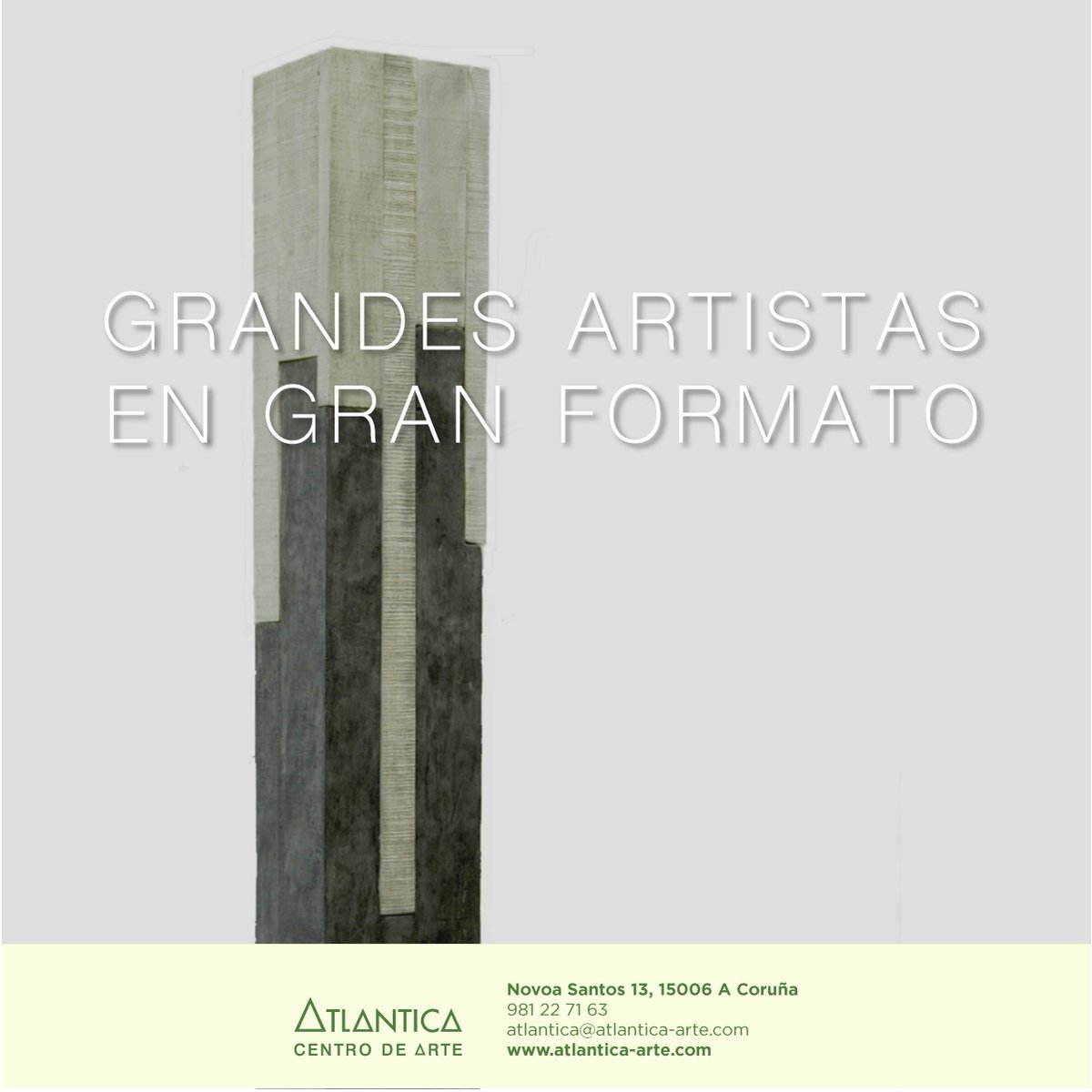 atlanticarte's tweet photo. Plan⁉
Ven a disfrutar a Atlántica con "Grandes artistas en gran formato".
¡Te encantará! 😉 https://t.co/G61zklDfBF