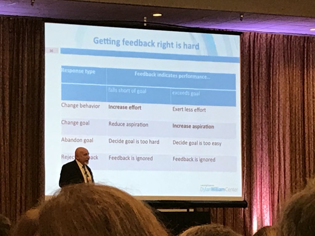 AndrewsShellyVA's tweet photo. “A lot of it depends on the relationship between the teacher and the student” -Dylan Wiliam @VASCD #relationshipiskey https://t.co/ZLtAz1WFQy