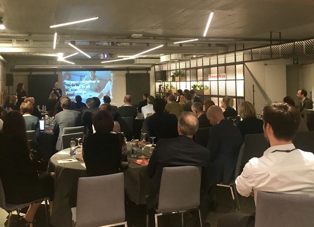 usentric's tweet photo. Excited to kick-off our event today together with @HarmonyGroup. Our colleague @_Jannelien and @VeerleDesmet4 on stage! https://t.co/q2acgtKM57