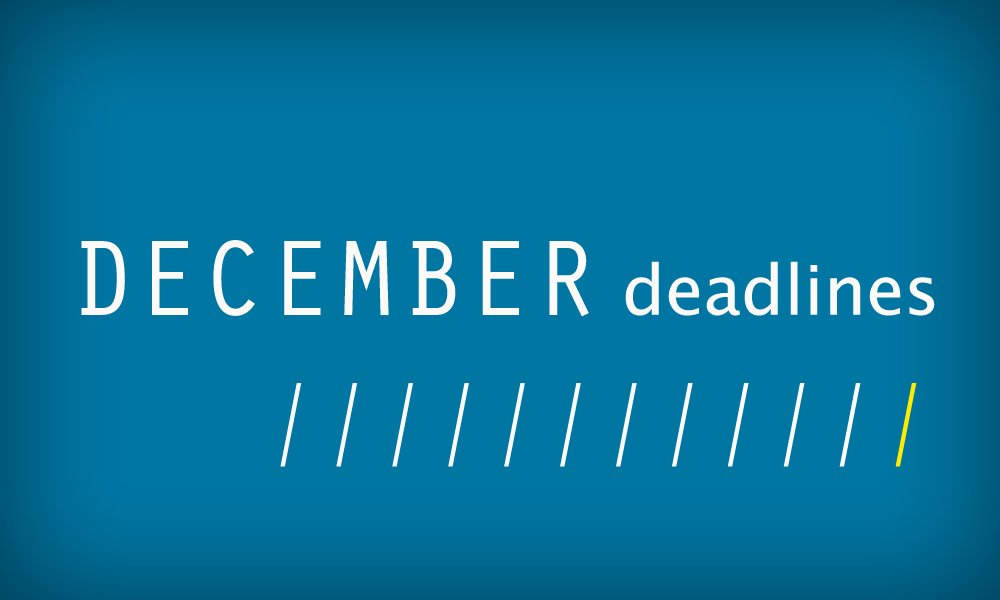 FrontierPoetry's tweet photo. Attn: #Poets& #Amwriting
December's deadline list is here! A number of these are Dec. 1 closings, so make sure to start submitting! #submitallthethings ๐
https://t.co/pcEG4HTqiZ https://t.co/M4Yyr8x7wg