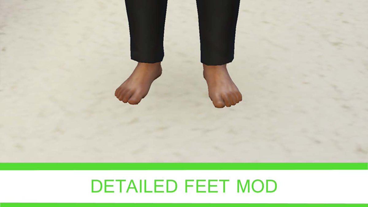 Sims 4 Better Feet Mod