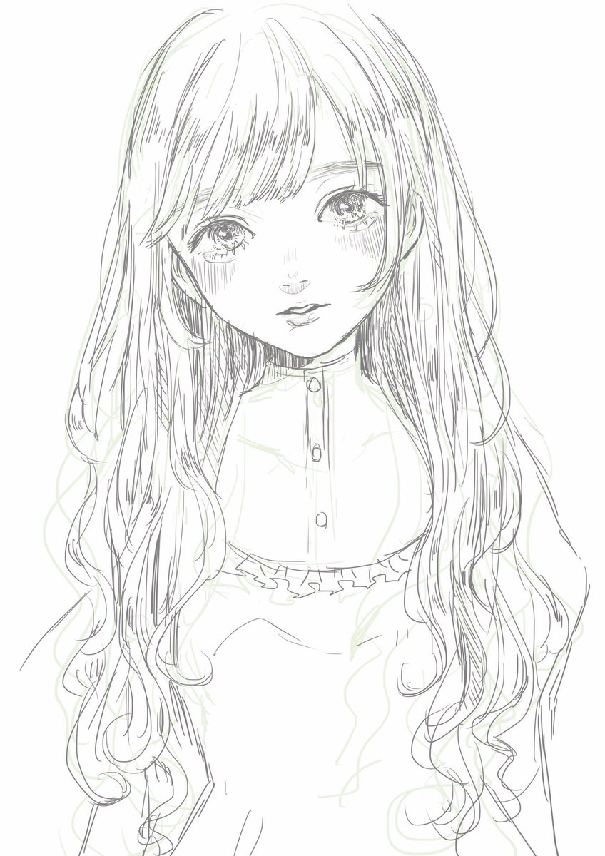 ラフと完成のやつ 
